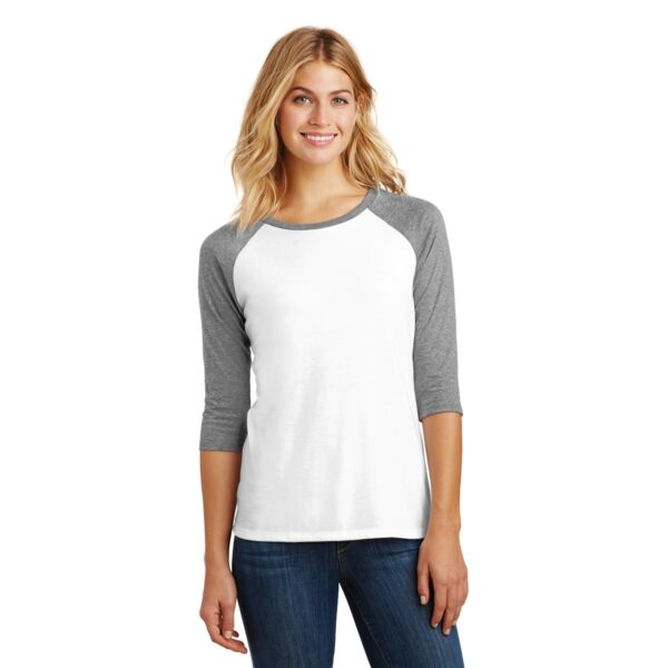 District Women's Perfect Tri ® 3/4 Sleeve Raglan Thumbnail