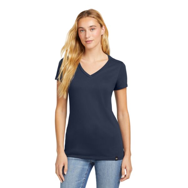 New Era Ladies Heritage Blend V Neck Tee Thumbnail
