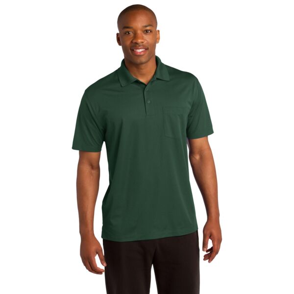 Sport-Tek Micropique Sport Wick ® Pocket Polo Thumbnail