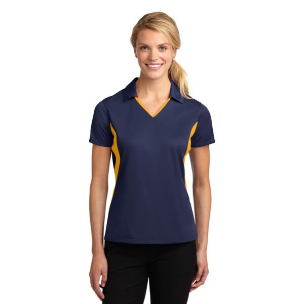 Sport-Tek Ladies Side Blocked Micropique Sport Wick ® Polo Thumbnail