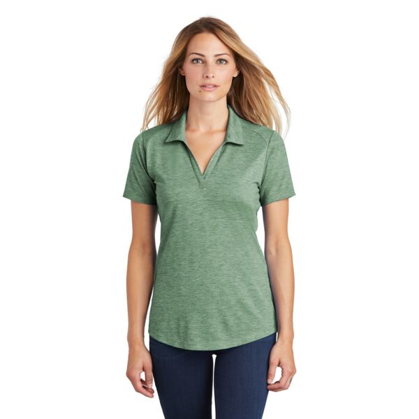 Sport-Tek Ladies PosiCharge ® Tri Blend Wicking Polo Thumbnail