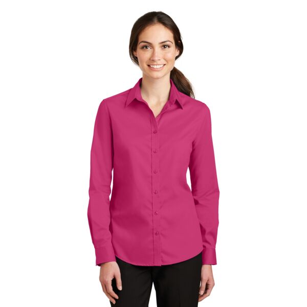 Port Authority Ladies SuperPro  Twill Shirt Thumbnail