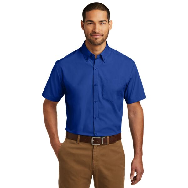 Port Authority Short Sleeve Carefree Poplin Shirt Thumbnail