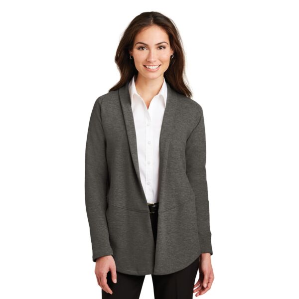 Port Authority Ladies Interlock Cardigan Thumbnail