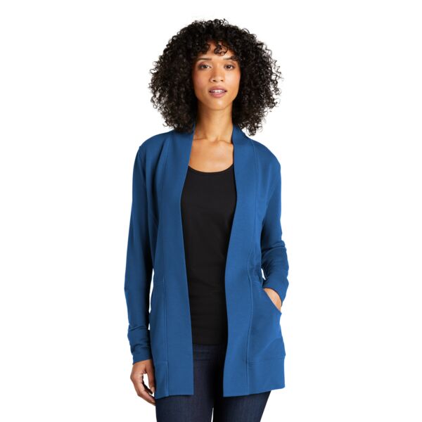 Port Authority Ladies Microterry Cardigan Thumbnail
