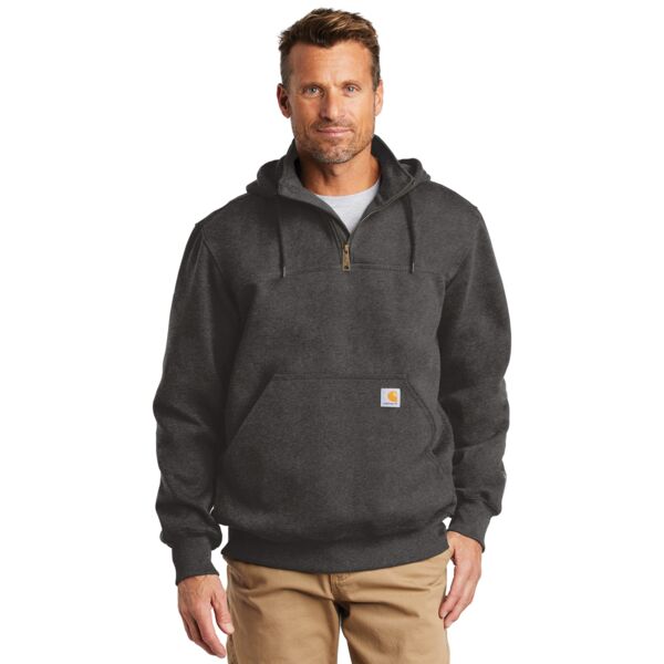 Carhartt Rain Defender ® Paxton Heavyweight Hooded Zip Mock Sweatshirt Thumbnail