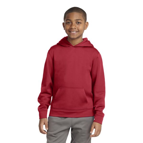 Sport-Tek Youth Sport Wick ® Fleece Hooded Pullover Thumbnail
