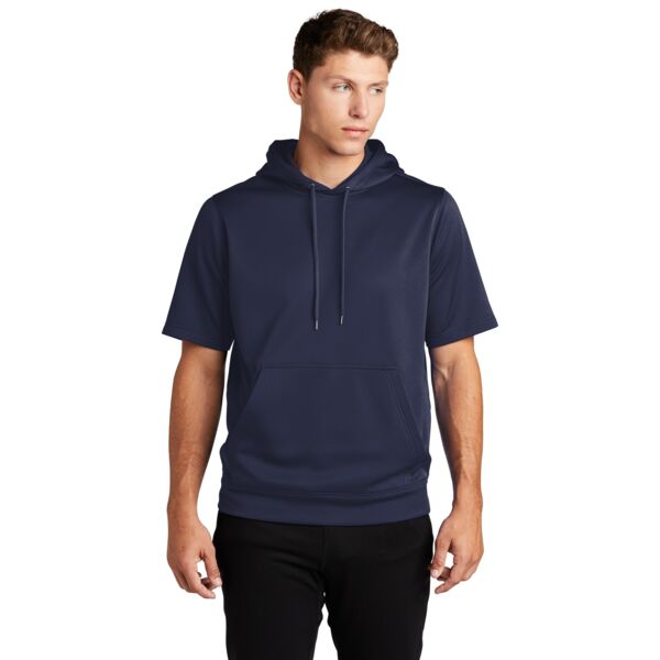 Sport-Tek Sport Wick ® Fleece Short Sleeve Hooded Pullover Thumbnail