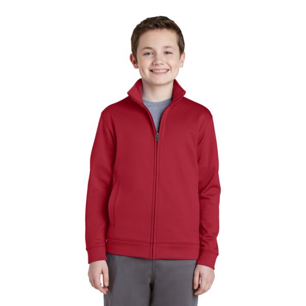 Sport-Tek Youth Sport Wick ® Fleece Full Zip Jacket Thumbnail