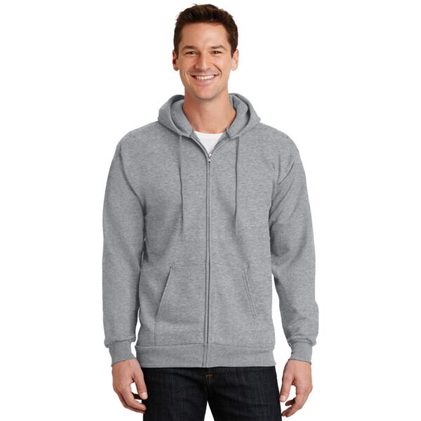 Port & Company Essential Fleece Full Zip Hooded Sweatshirt Thumbnail