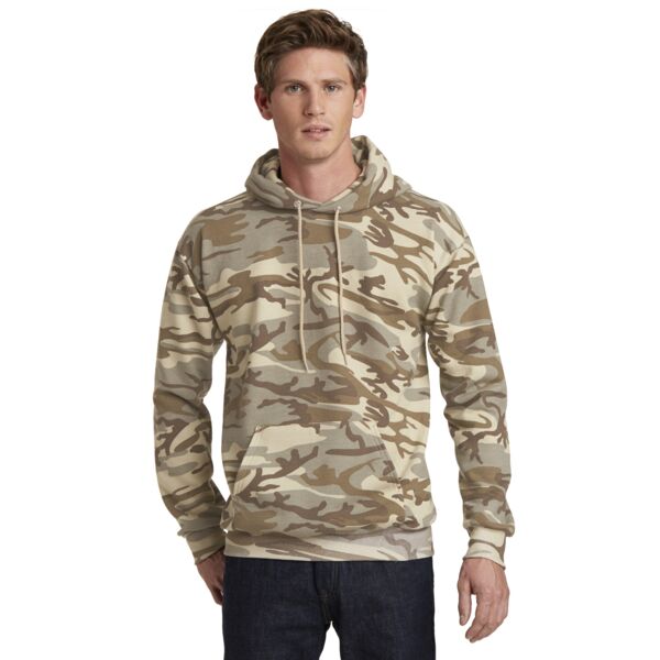 Port & Company Core Fleece Camo Pullover Hooded Sweatshirt Thumbnail
