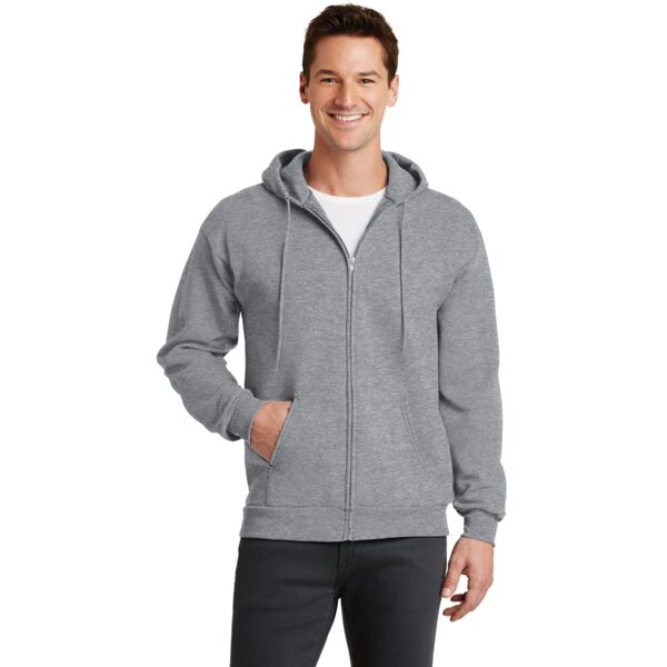 Port & Company Core Fleece Full Zip Hooded Sweatshirt Thumbnail