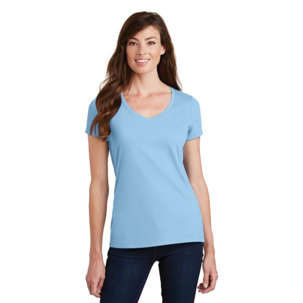 Port & Company Ladies Fan Favorite V Neck Tee Thumbnail