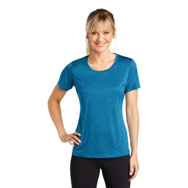Sport-Tek Ladies Heather Contender  Scoop Neck Tee Thumbnail