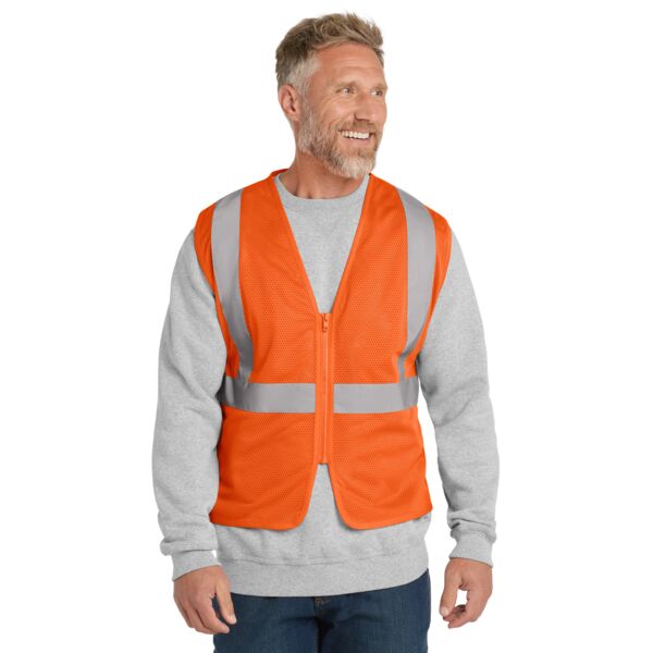 Corner Stone Ansi 107 Class 2 Economy Mesh Zippered Vest Thumbnail