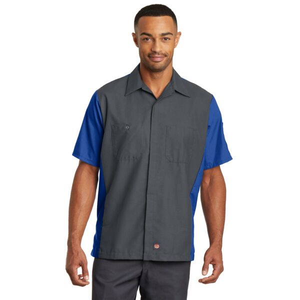 Red Kap Short Sleeve Ripstop Crew Shirt Thumbnail