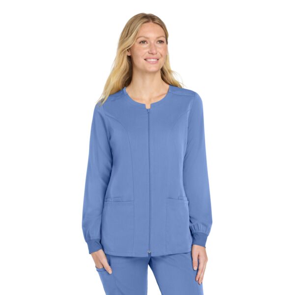 WonderWink Women's Premiere Flex  Full Zip Scrub Jacket Thumbnail