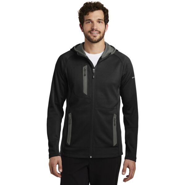 Eddie Bauer Sport Hooded Full Zip Fleece Jacket Thumbnail