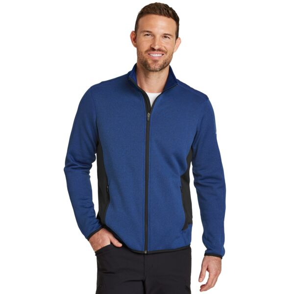 Eddie Bauer Full Zip Heather Stretch Fleece Jacket Thumbnail