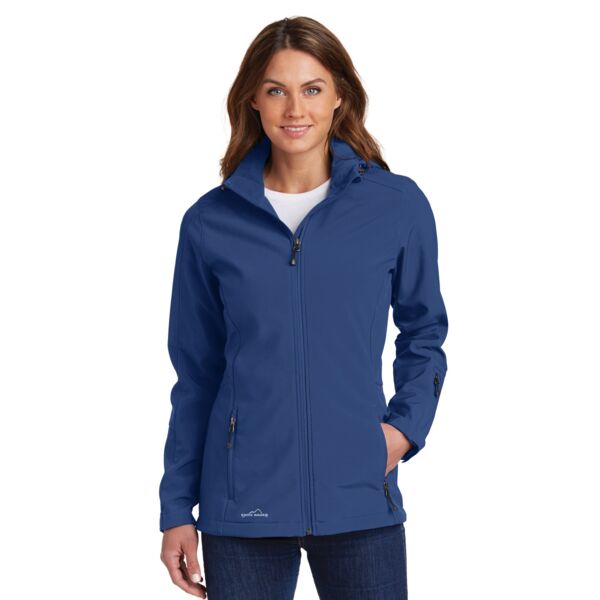 Eddie Bauer Ladies Hooded Soft Shell Parka Thumbnail