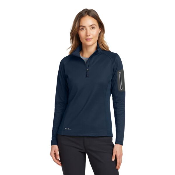Eddie Bauer Ladies 1/2 Zip Performance Fleece Thumbnail