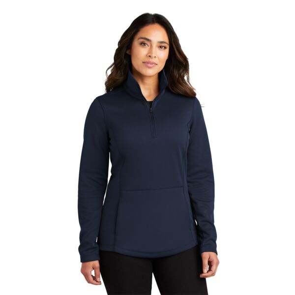 Port Authority Ladies Smooth Fleece 1/4 Zip Thumbnail