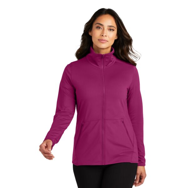 Port Authority Ladies Accord Stretch Fleece Full Zip Thumbnail