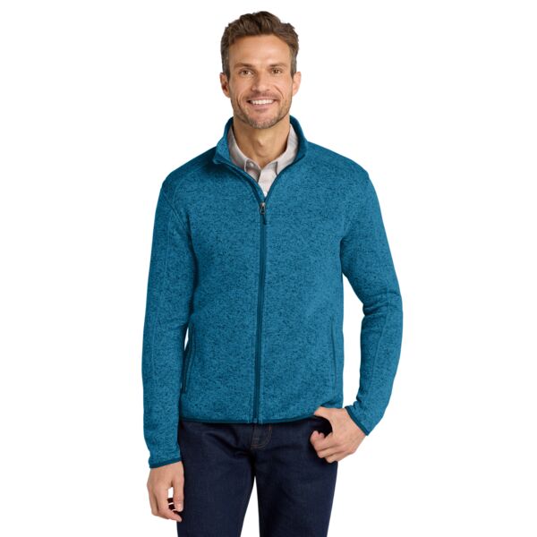 Port Authority Sweater Fleece Jacket Thumbnail