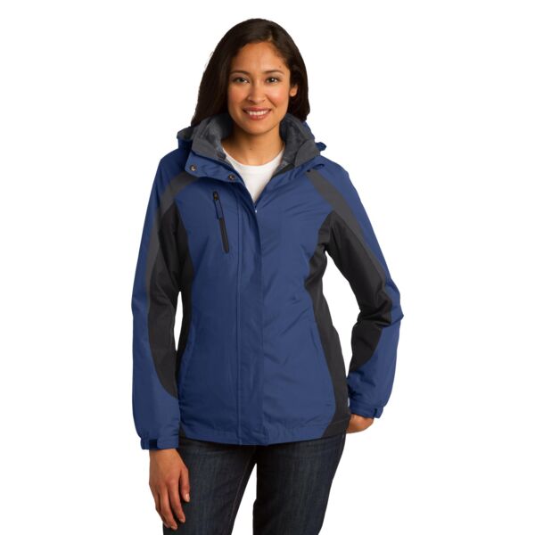 Port Authority Ladies Colorblock 3 in 1 Jacket Thumbnail