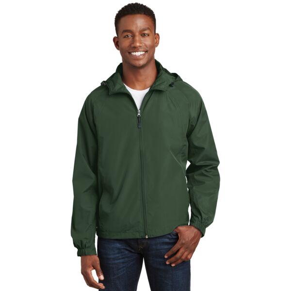 Port Authority Hooded Raglan Jacket Thumbnail