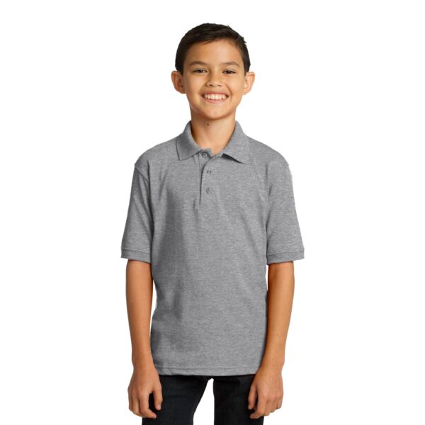 Port & Company Youth Core Blend Jersey Knit Polo Thumbnail