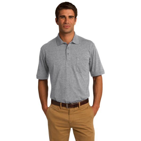 Port & Company Core Blend Jersey Knit Pocket Polo Thumbnail