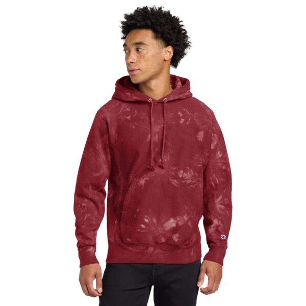 Champion Reverse Weave ® Scrunch Dye Tie Dye Hooded Sweatshirt Thumbnail