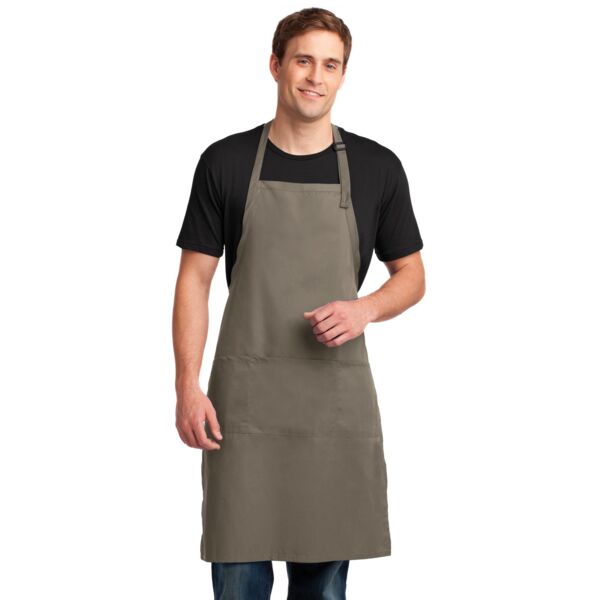 Port Authority Easy Care Extra Long Bib Apron with Stain Release Thumbnail