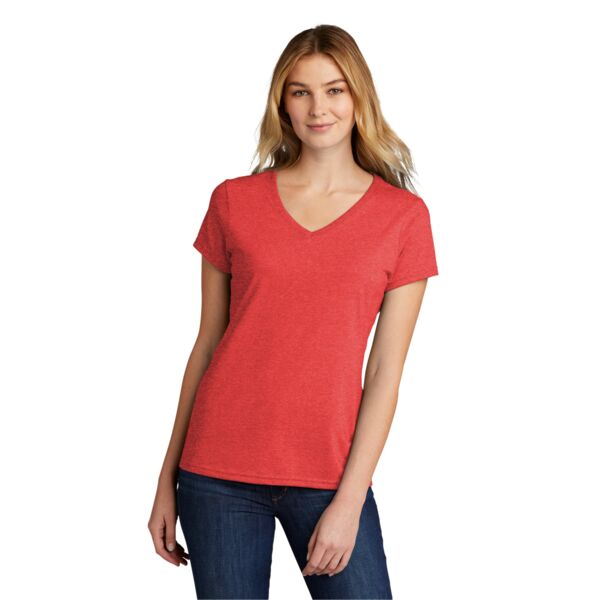 Port & Company Ladies Tri Blend V Neck Tee Thumbnail