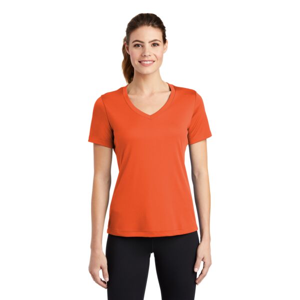 Sport Tek Ladies PosiCharge ® Competitor V Neck Tee Thumbnail